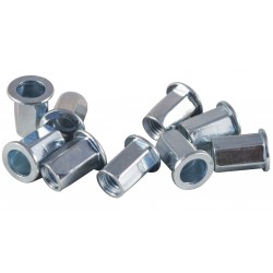 Açık Altıköşe Çelik Flanş Kafa