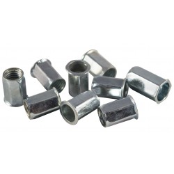 Açık Altıköşe Çelik Sıfır Kafa