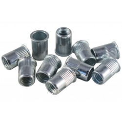 Açık Yuvarlak Çelik Sıfır Kafa